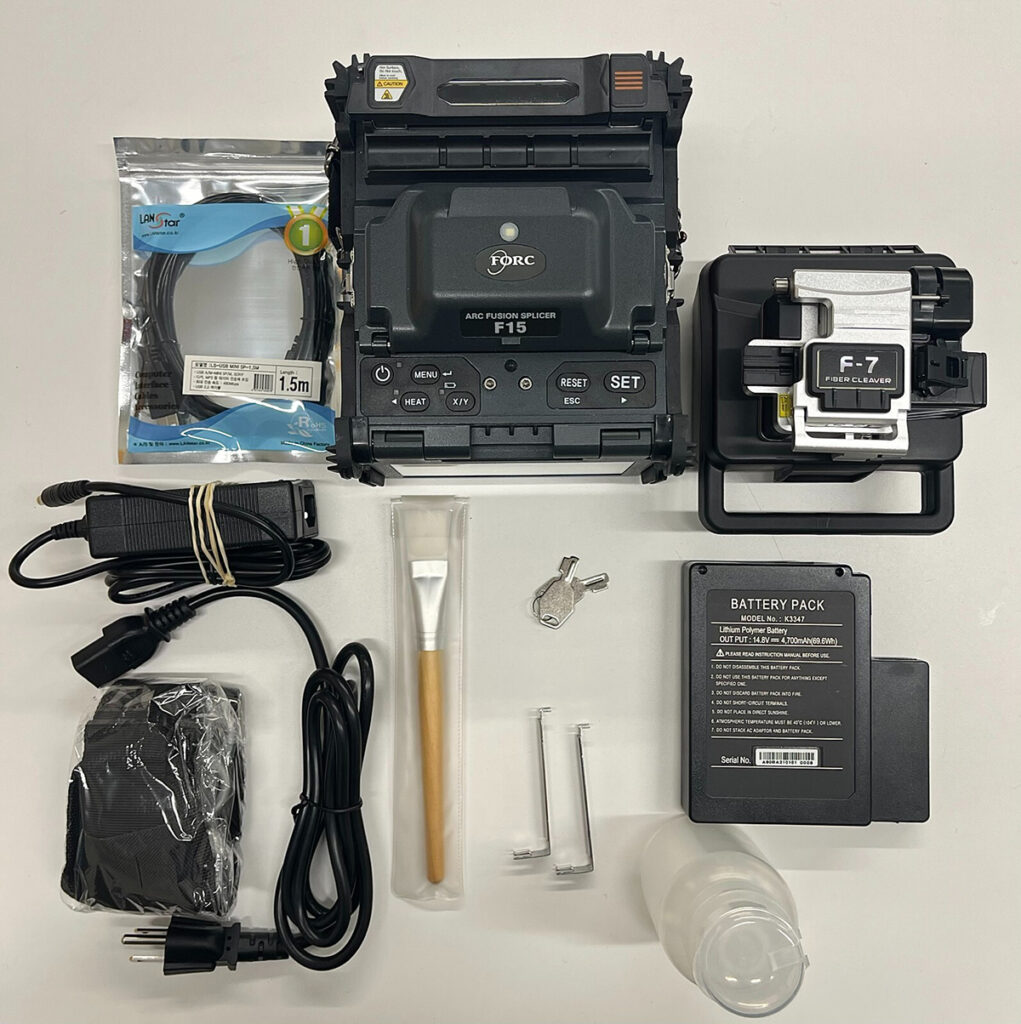 FORC F15 Refurbished Core Alignment Fusion Splicer Kit with 26 ARCs & Warranty