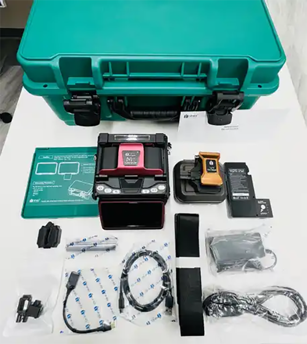INNO M7 Clad Fusion Splicer Kit Contents at FiberOptic Resale