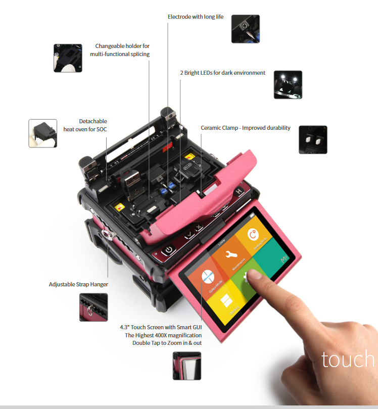 INNO M9 Core Alignment Splicer characteristic FiberOptic Resale