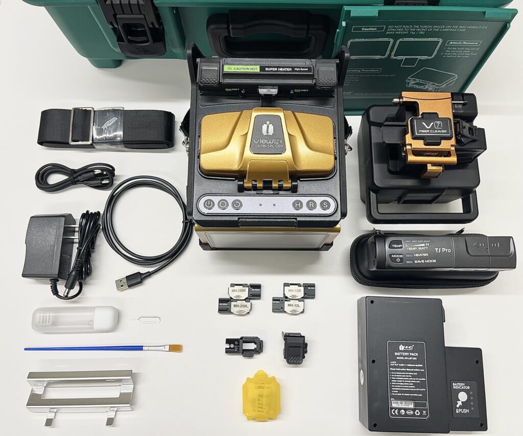 INNO Instrument View 12x fusion splicer full kit at FiberOptic Resale